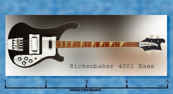 Rickenbacker 4001 4003 Bass Guitar Refrigerator Magnet - Etsy
