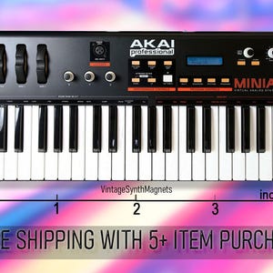 Teclas Akai MPC 61 Live 2 retro MPK Advance Miniak sintetizador controlador MIDI sintetizador imán de refrigerador Miniak