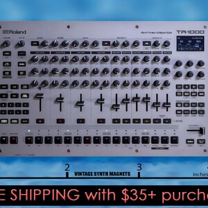 Roland TR 606 707 727 808 909 1000 08 09 8 8s CR-78 drum machine refrigerator magnet