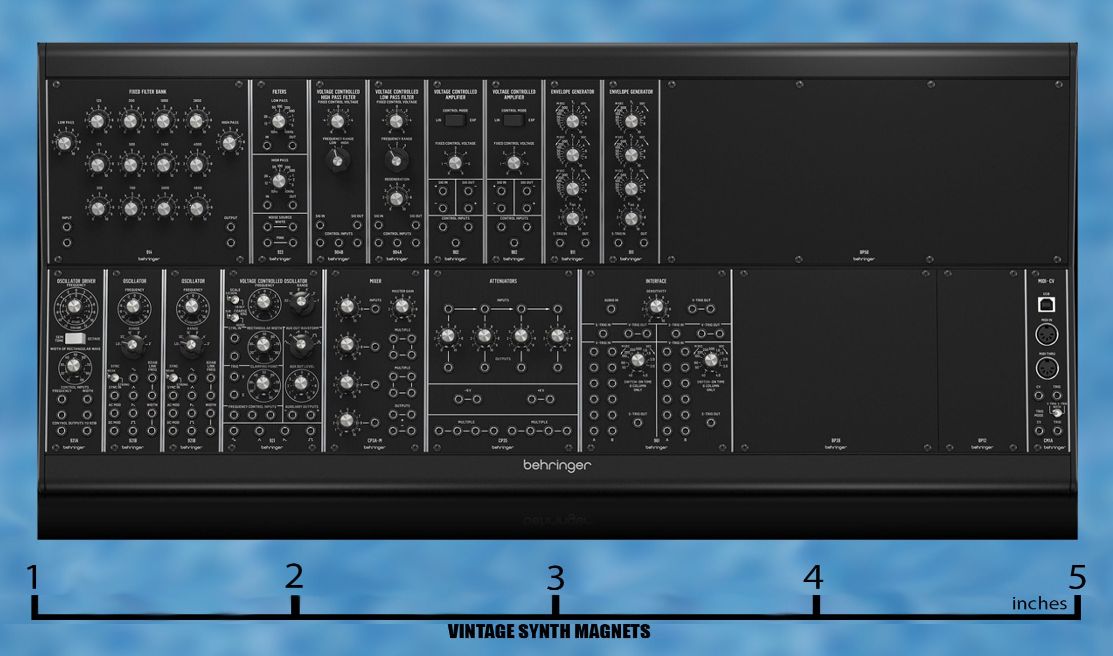 Synthétiseur Analogique Behringer 2600 BLUE MARVIN - Semi-Modulaire 3 VCO
