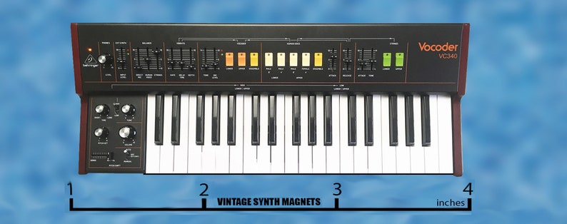 Behringer VC340 Pro 1 UBXa Wasp K-2 Poly D WING RD-8 RD-9 TD3 refrigerator synthesizer magnet VC340 (4")