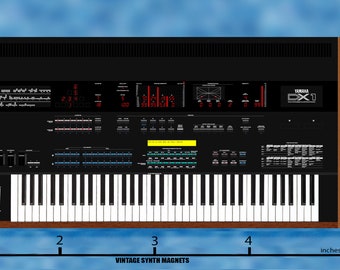 Imán para nevera Yamaha DX 1 5 7 9 100 200 S FD