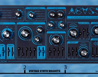 Dreadbox Abyss Medusa Erebus Murmox NYX Hades Typhon  synthesizer refrigerator magnet