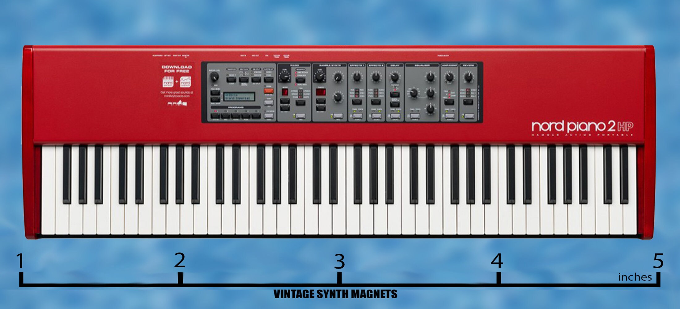 Clavia Nord Piano 1 2 3 Grand Piano Synthesizer Refrigerator 