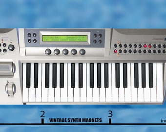 Korg Grandstage 73 88 Karma MS2000 N1 N361 Z1 X5d Prophecy synthesizer refrigerator magnet