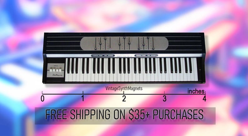 Imán para refrigerador del sintetizador Elka Synthex EK-22 Rhapsody Rhapsody