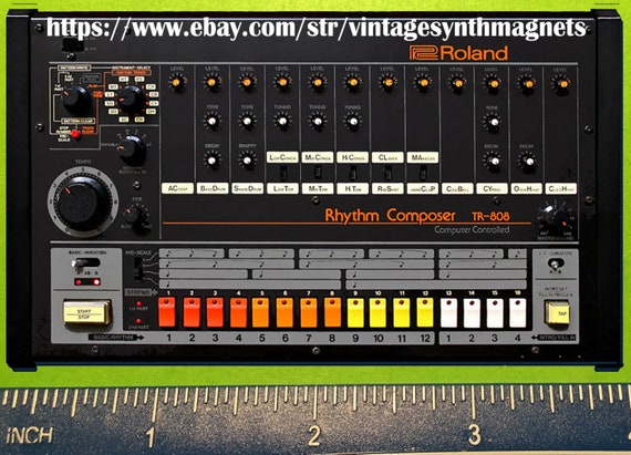 Roland Tr 606 707 808 909 08 09 8 8s Cr 78 Drum Machine Etsy