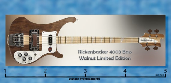 Rickenbacker 4001 4003 Bass Guitar Refrigerator Magnet - Etsy