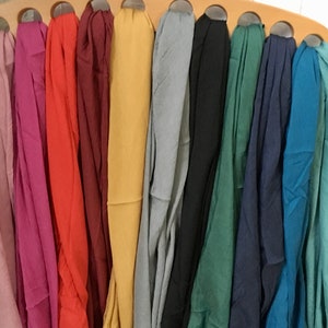 Cotton silk scarves UNI image 1