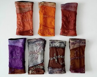 Patchwork cuffs lined 7 variants