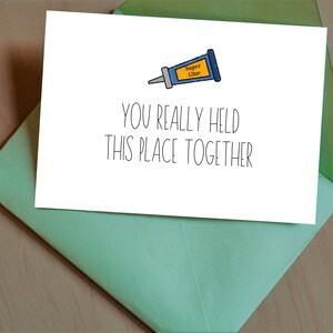 Printable Card, Digital Download, Digital Card, Farewell Card