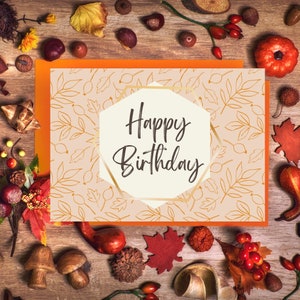 Printable Birthday Card, Digital Birthday Card, Digital Download