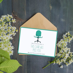 Printable Farewell Card, Digital Download, Printable Card for Co-Worker