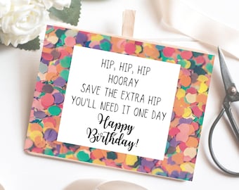 Birthday Card, Digital Download, Printable Card