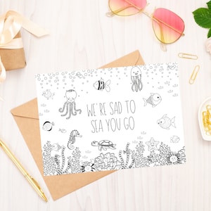 Farewell Card, Printable Card, Digital Download