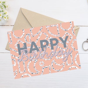 Printable Birthday Card, Digital Birthday Card, Digital Download