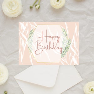 Printable Birthday Card, Digital Download, Digital Card, Printable Card