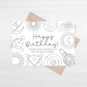 Printable Birthday Card, Digital Birthday Card, Digital Download