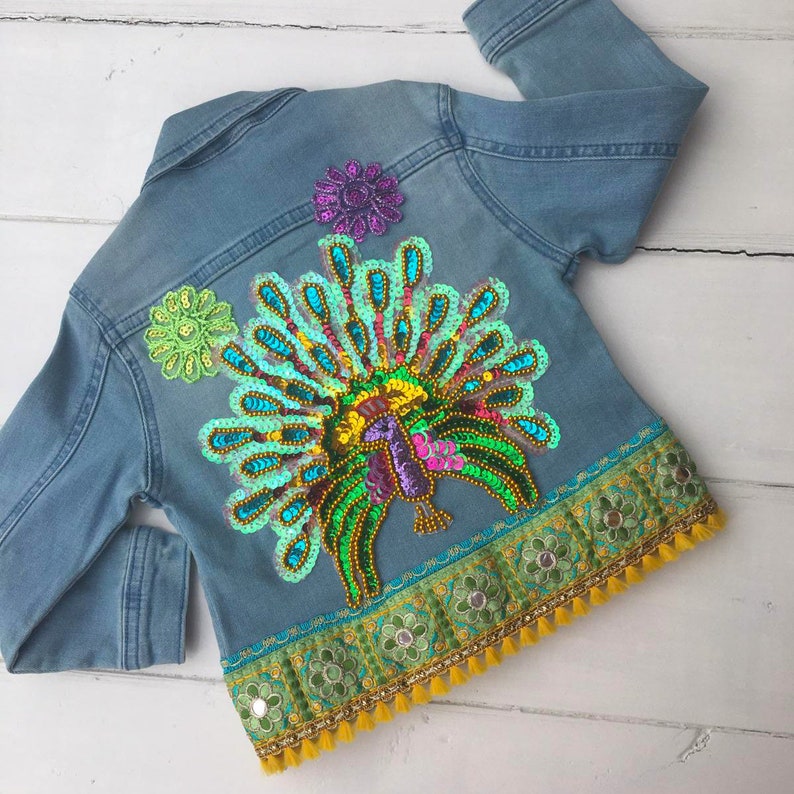 Denim Jacket Peacock