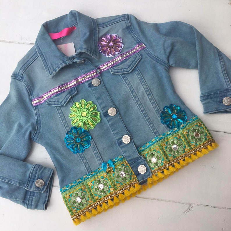 Denim Jacket Peacock