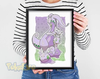 Goodra Pokemon Etsy
