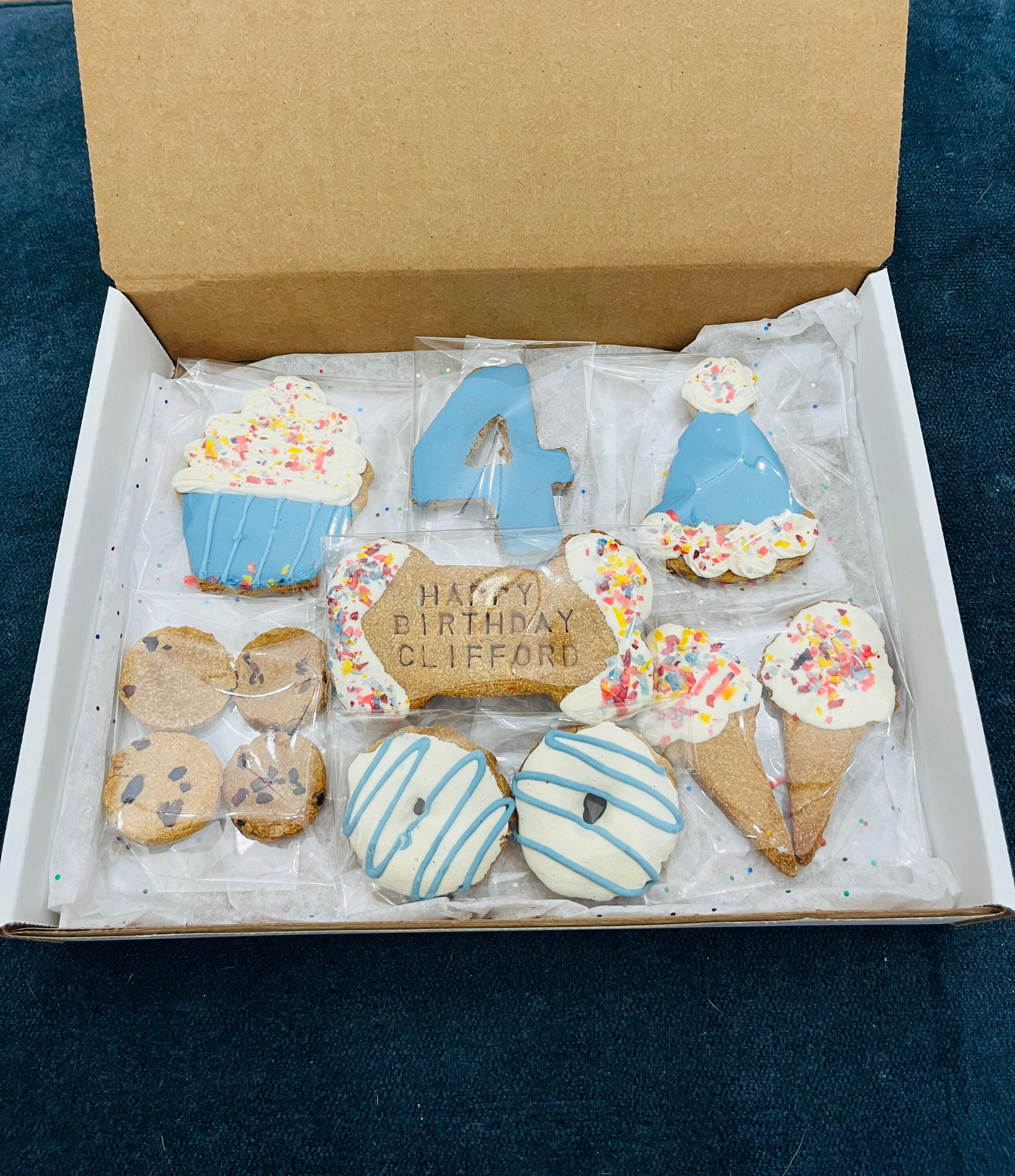 Personalized Birthday Dog Treats / Birthday Dog Biscuits/ - Etsy