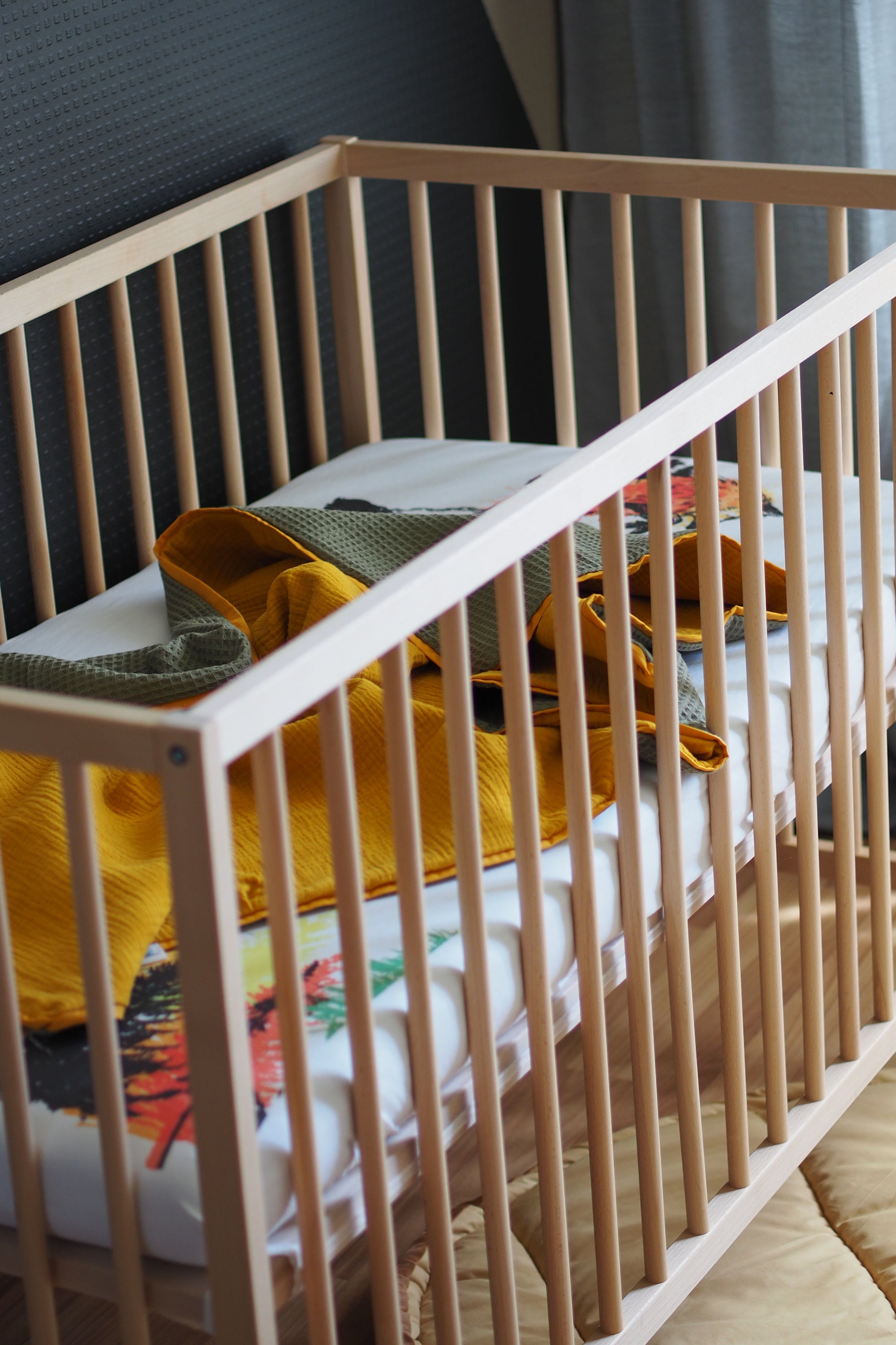 Olive green baby crib bedding Autumn Forest crib bedding Etsy