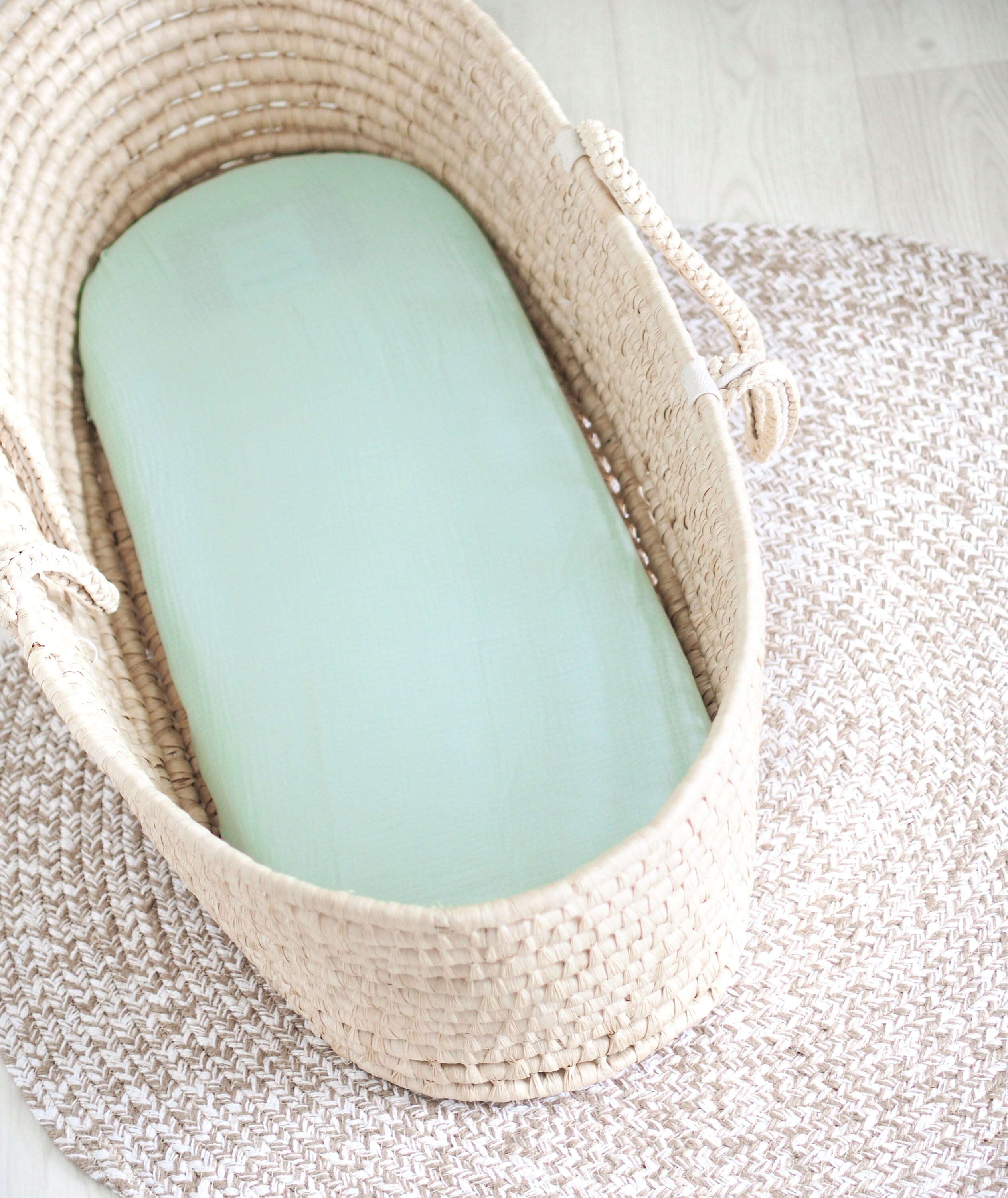 Baby Moses Basket Muslin Sheet Custom Color Sheet Etsy