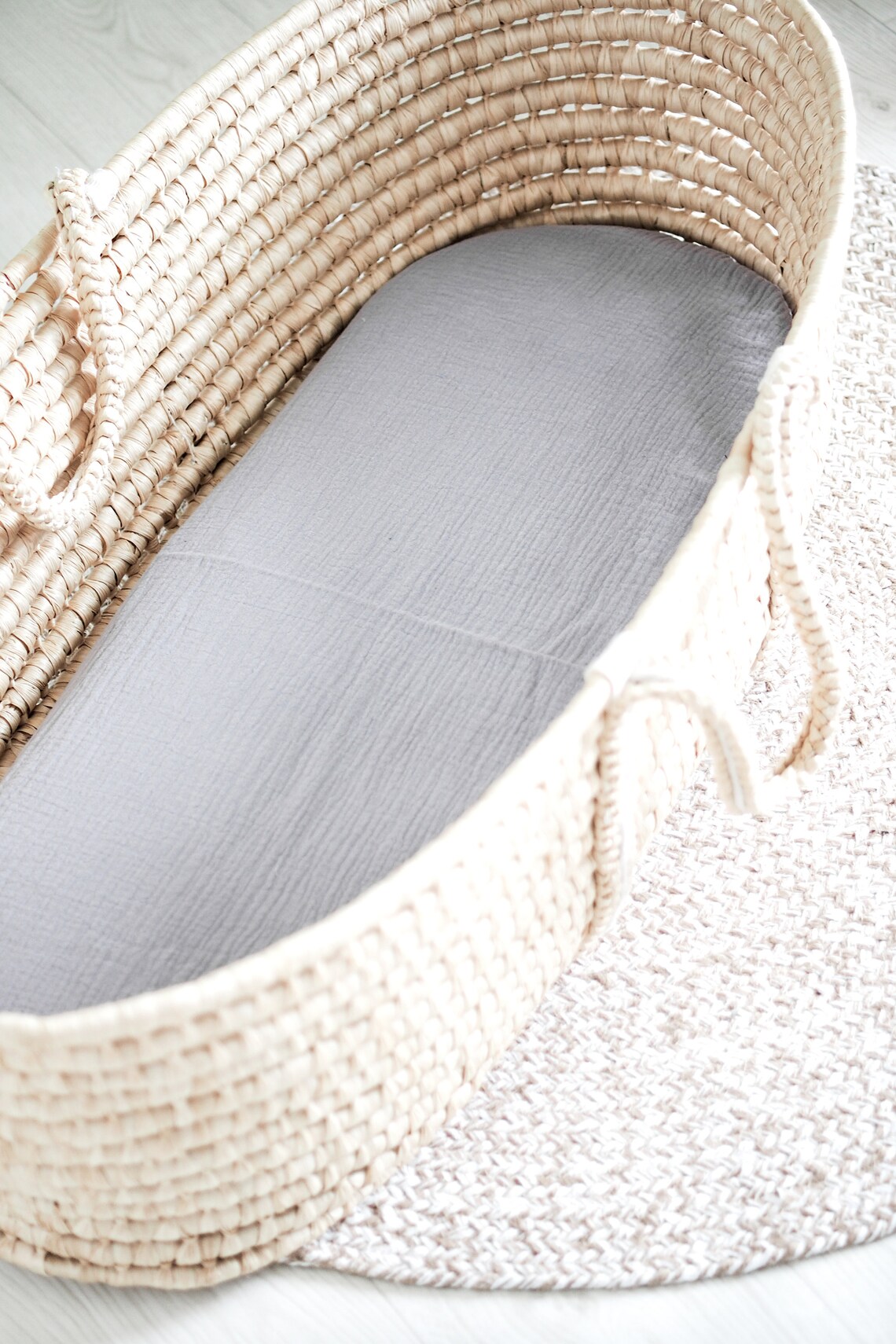 Baby Moses Basket Muslin Sheet Custom Color Sheet Etsy