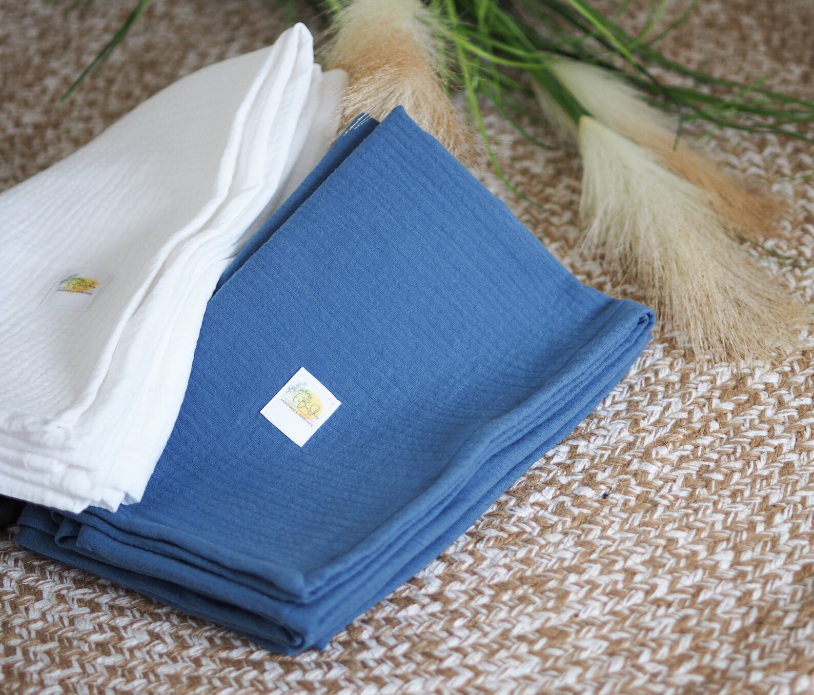 Custom Color Muslin Baby Blankets Double Layer Organic Muslin Etsy