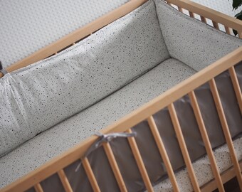 quilted crib bumper