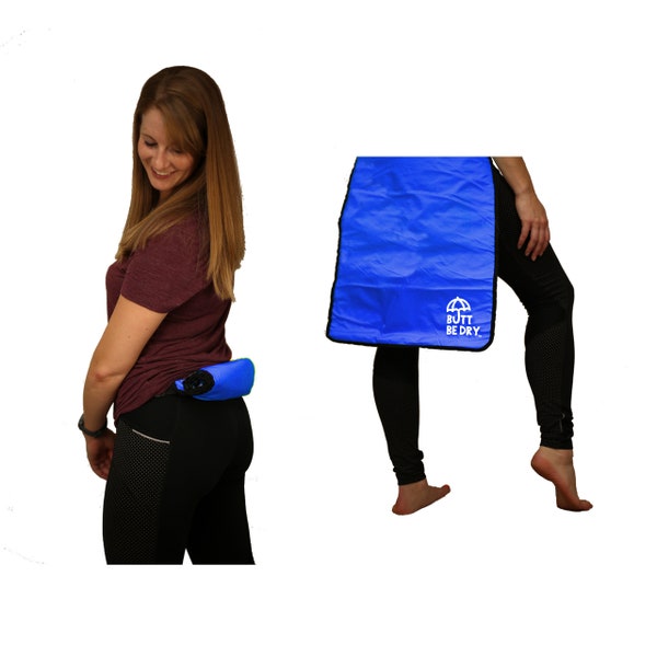 Butt Be Dry - Portable Waterproof Seat for Your Butt - Lightweight, Hands-Free, Compact - Outdoor Protection(Stadium,Hiking,Camping,Hunting)