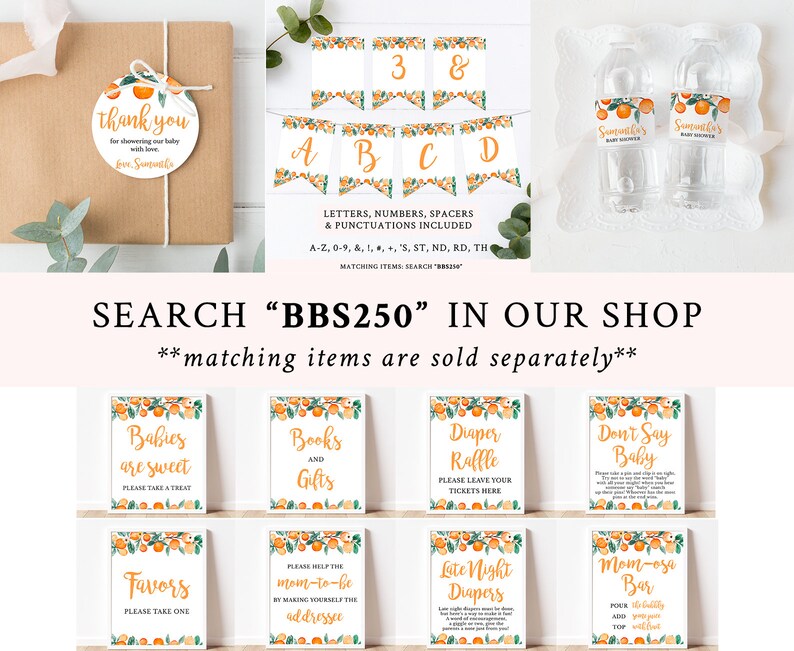 Guess How Many Cuties Little Cutie Baby Shower Guess How Many Etsy