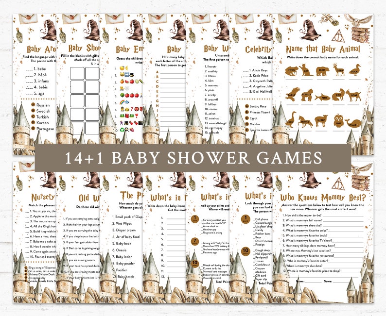 Wizard Baby famous Shower Games Bundle Game S Magic New popularity