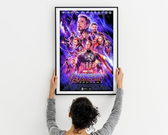 Avengers 4 End Game Movie Poster 2019 Marvel Film Art Print 24x36/"//60x90cm