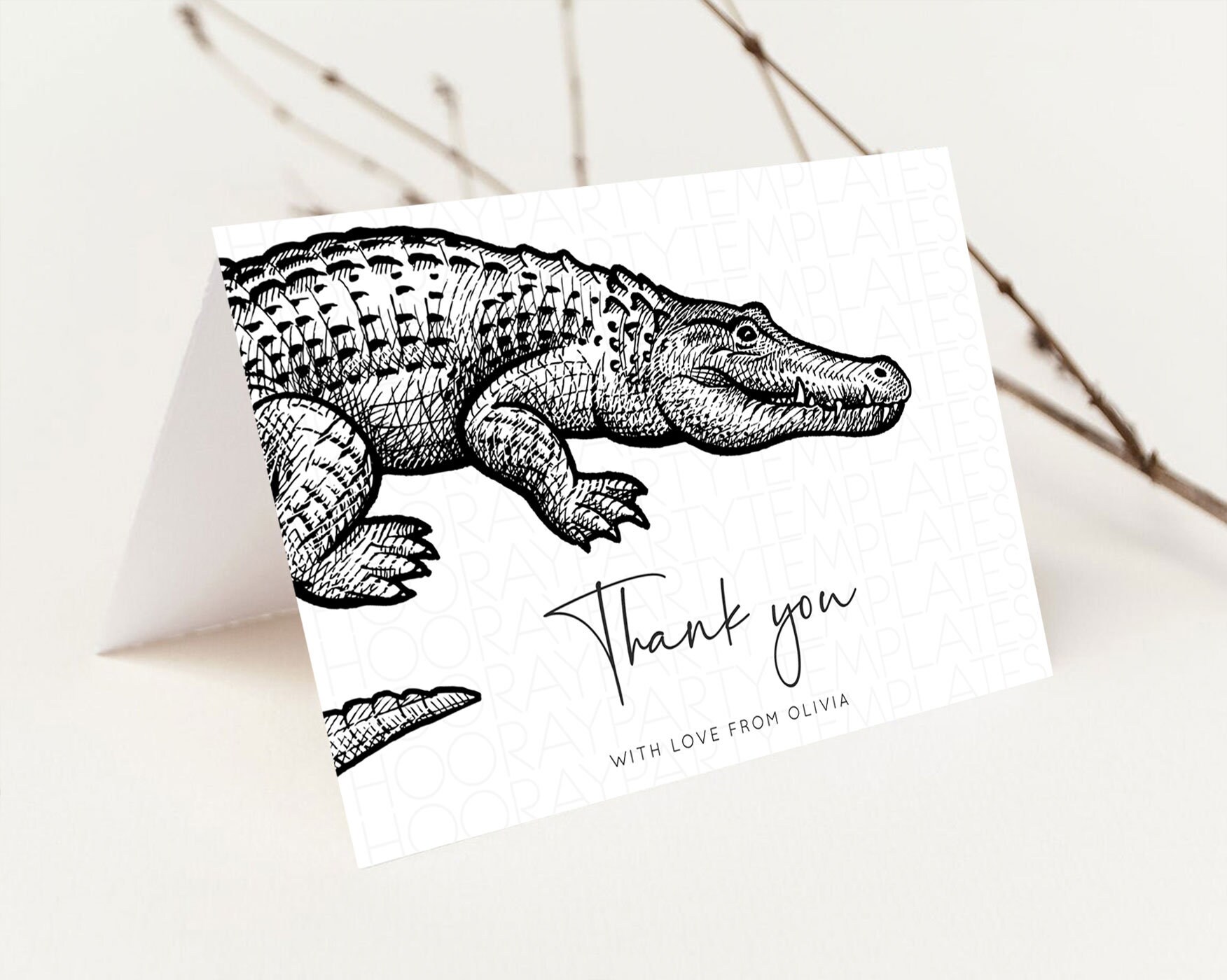Personalized 7th Birthday Alligator Design Birthday Tissue Paper — Potter's  Printing