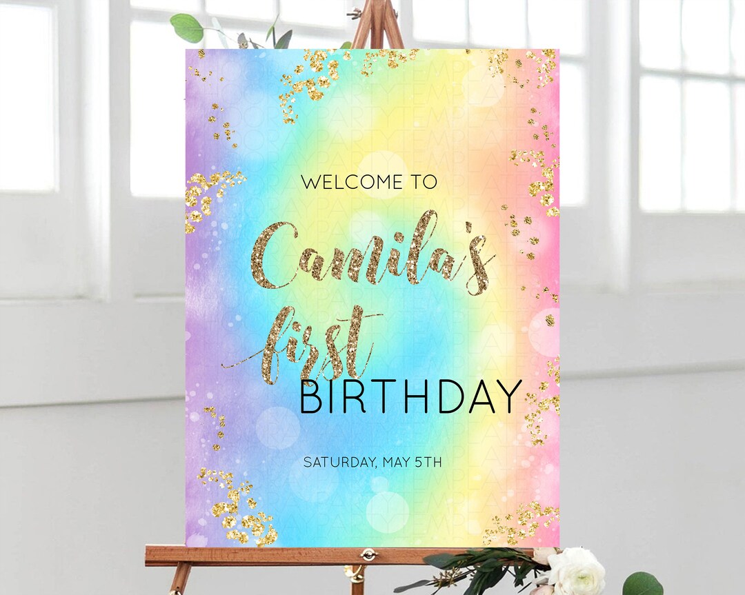 Pastel Sign Vibrant Pastel Board Splash Bright Ombre