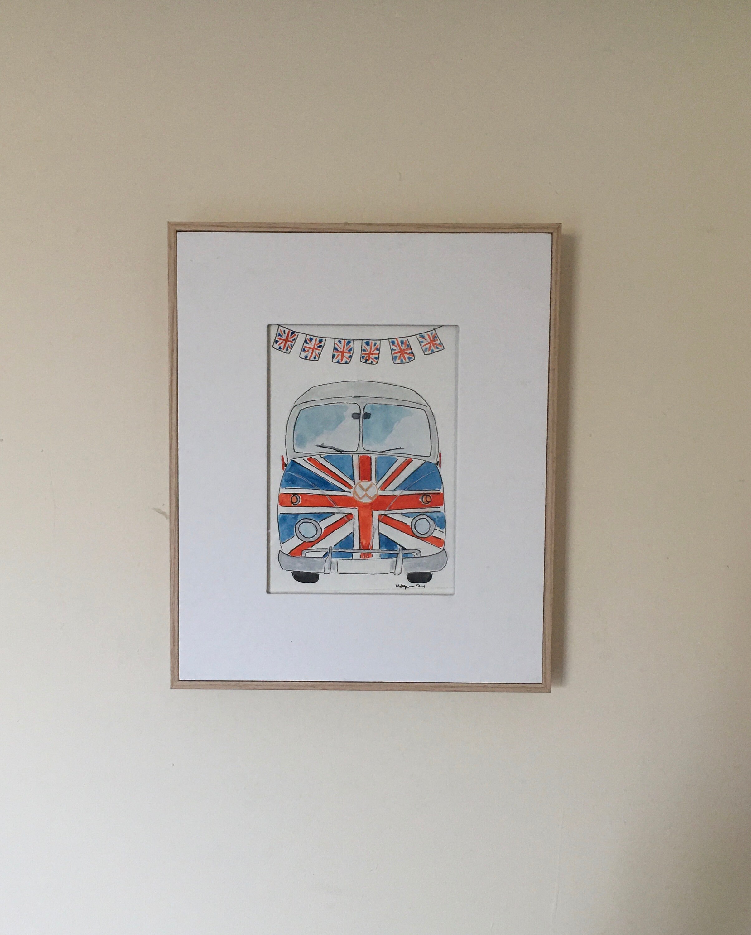Union Jack VW Camper van Etsy