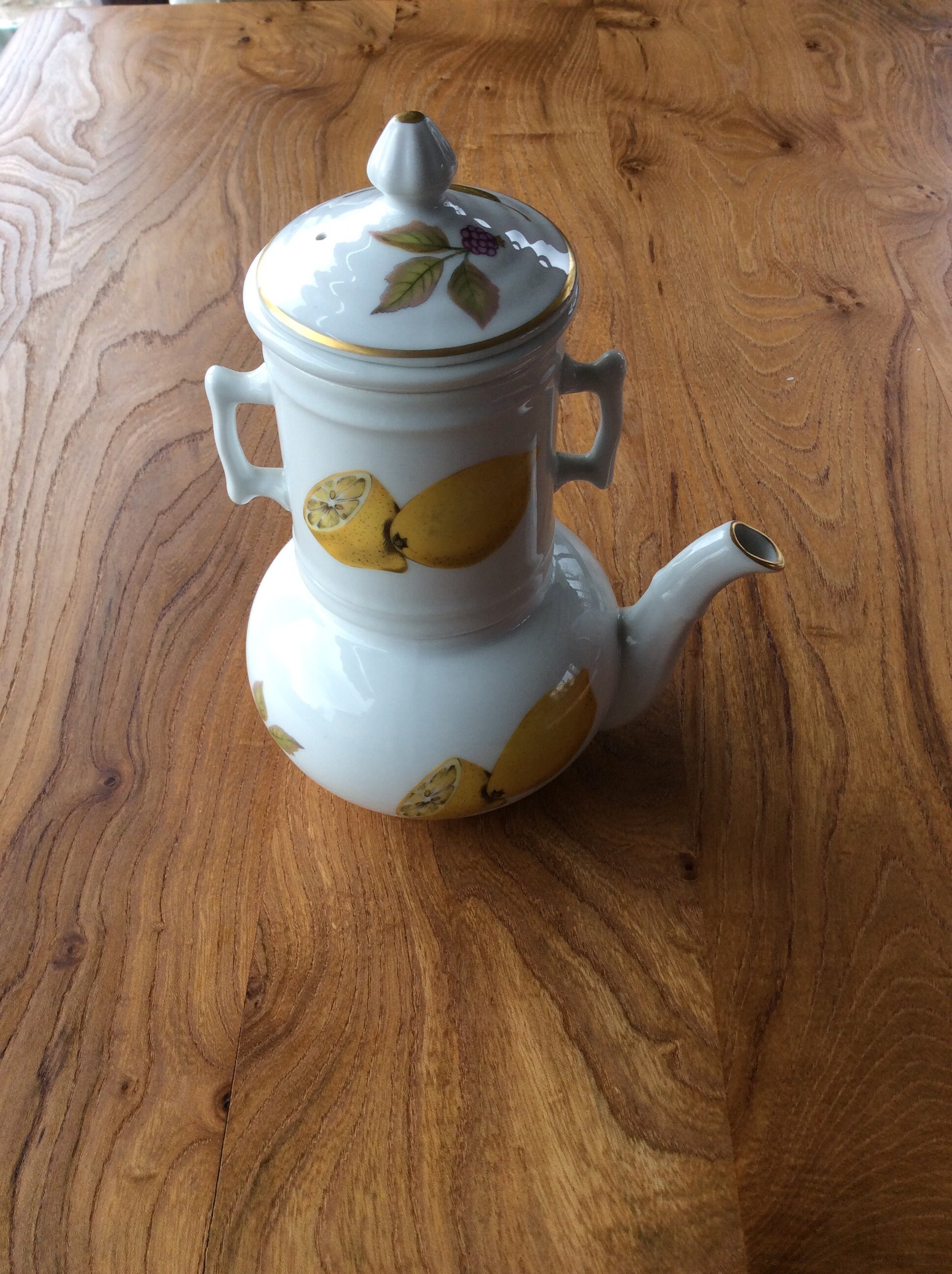 Royal Worcester Teapot/ Coffee Pot with Strainer/Infuser Etsy