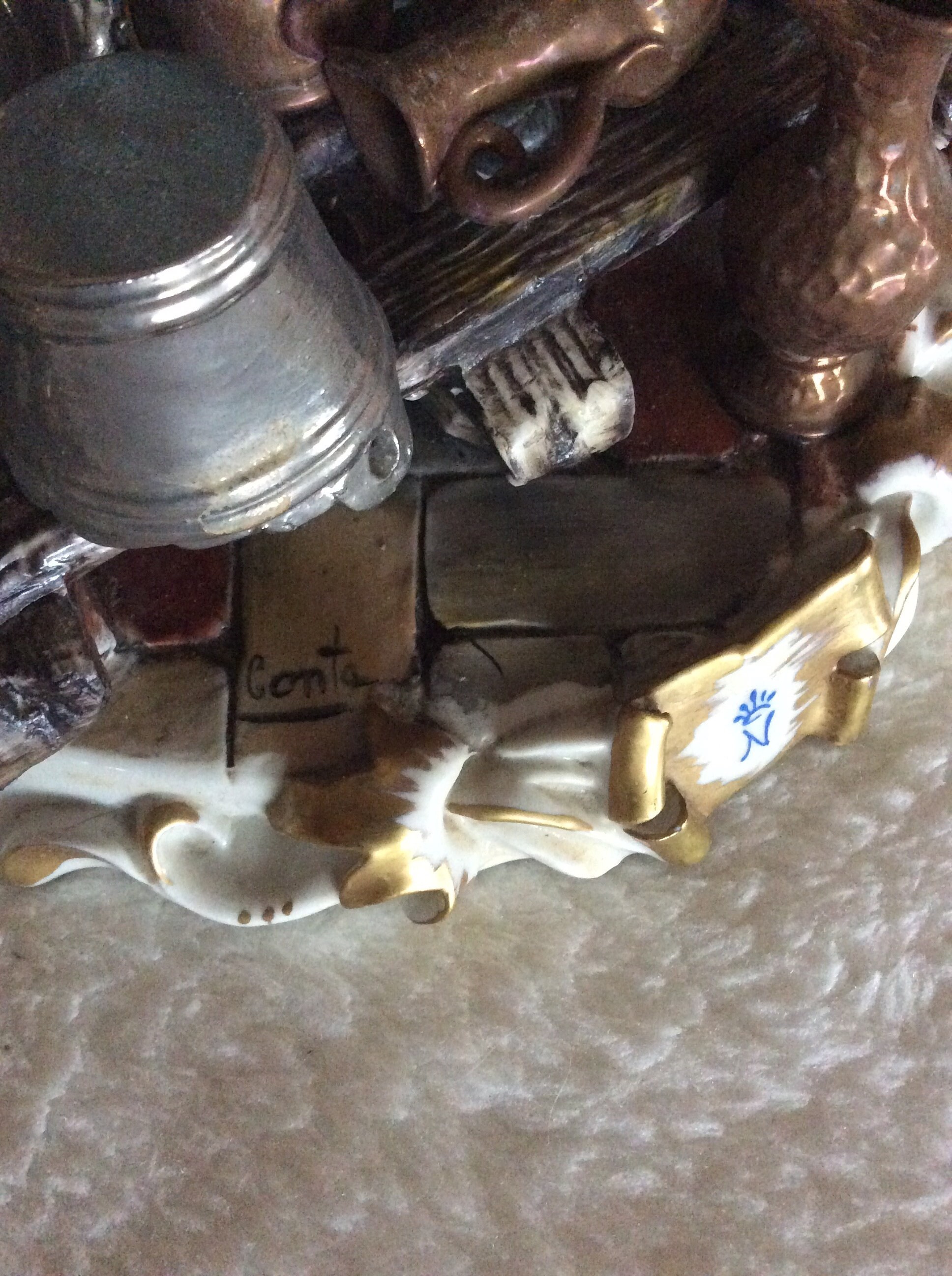 Capodimonte Figurine Tradesman Selling Tinware Figurine Etsy.de