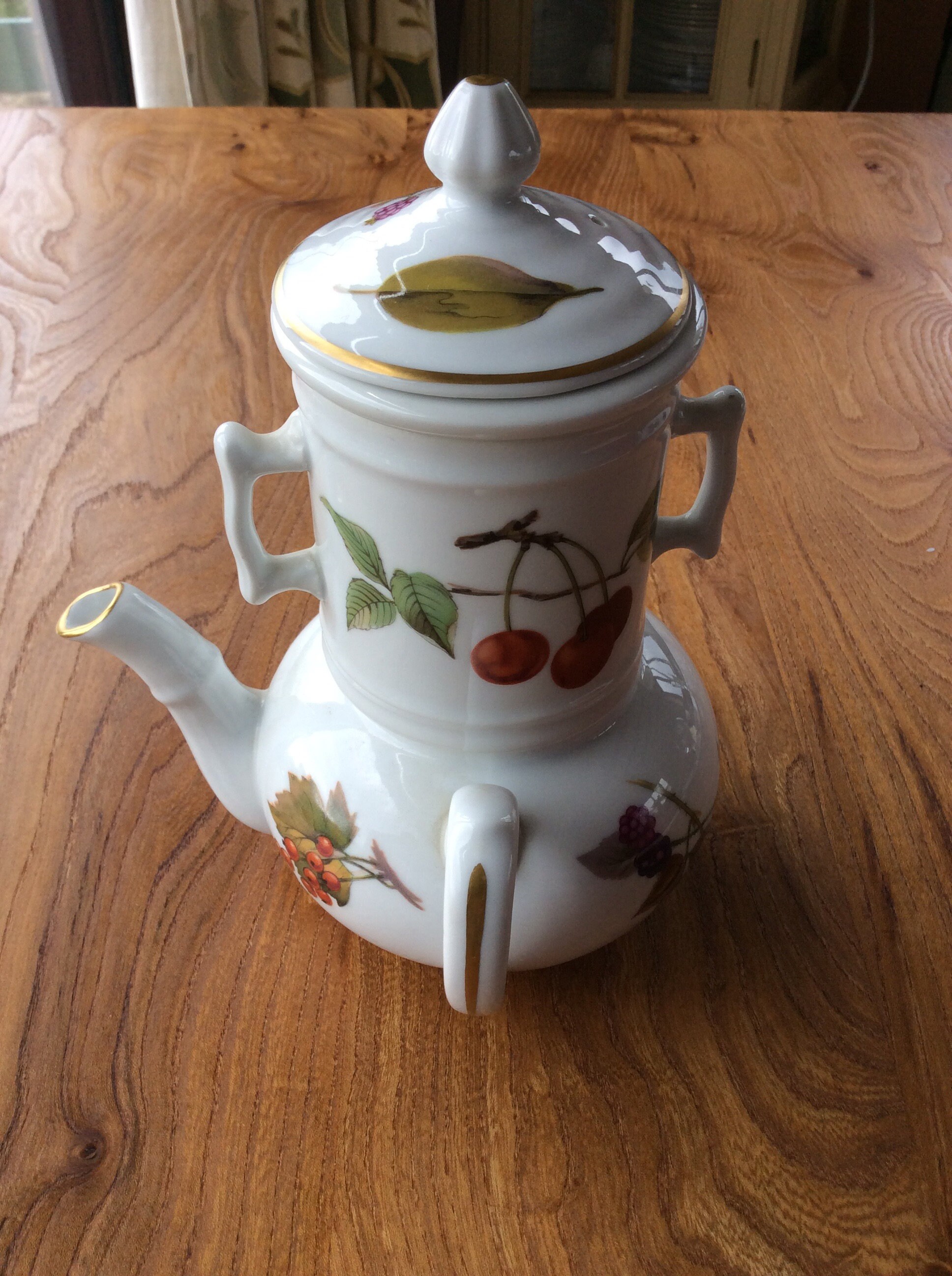 Royal Worcester Teapot/ Coffee Pot with Strainer/Infuser Etsy