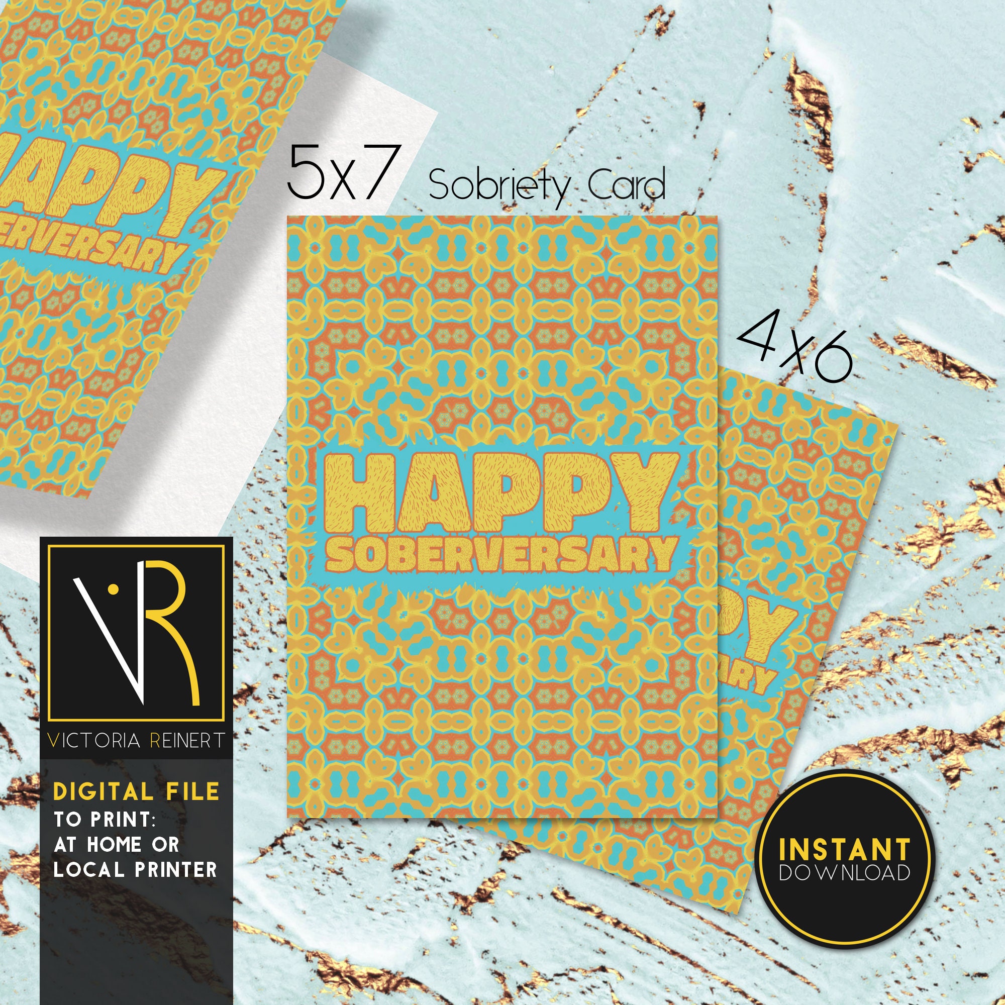 Printable Sobriety Card Happy Soberversary Alcoholics Etsy Printable Sobriety Card Happy Soberversary Alcoholics Etsy
