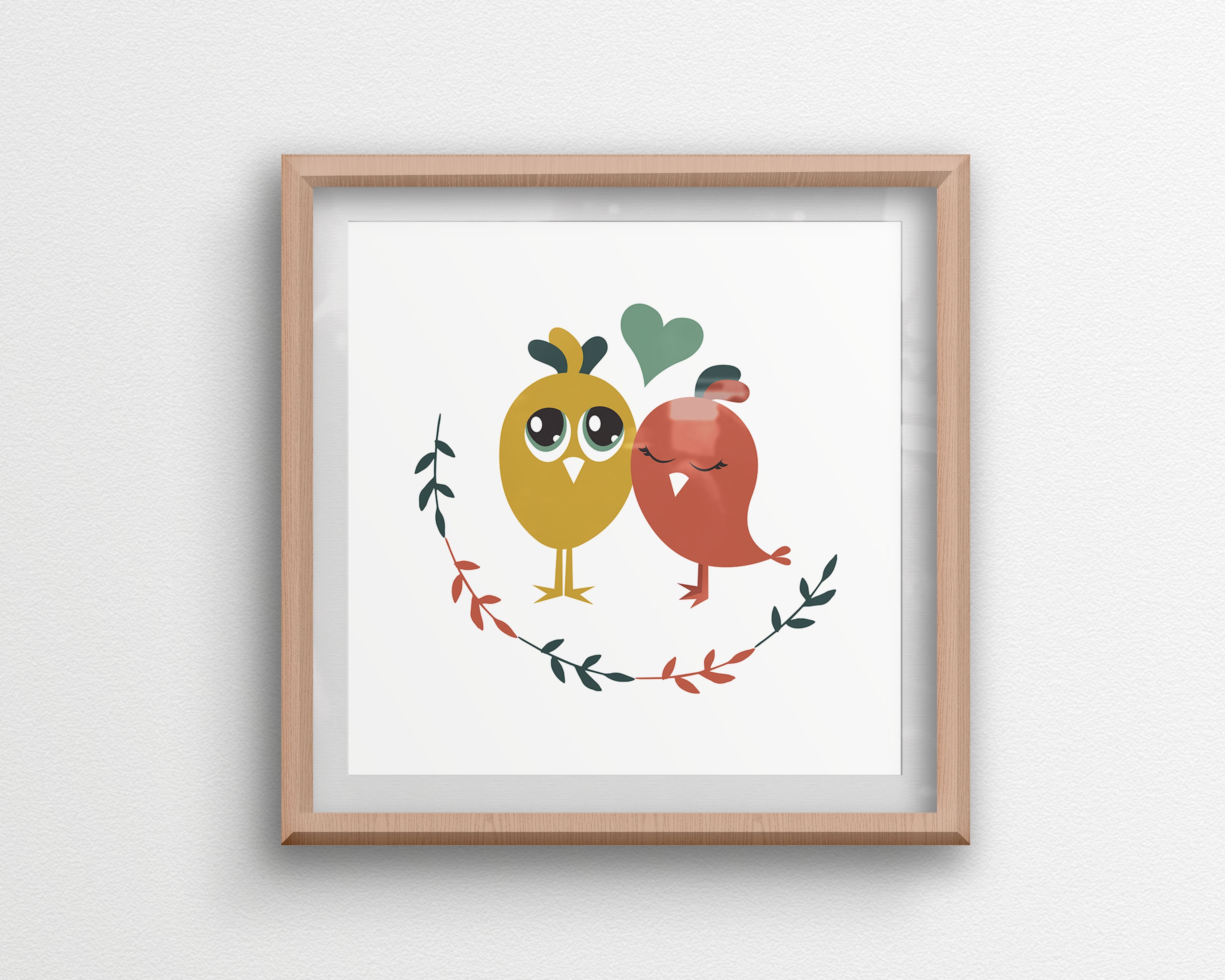 Vogel Kinderzimmer Wandkunst Süße Vögel Kinderzimmer Druck | Etsy