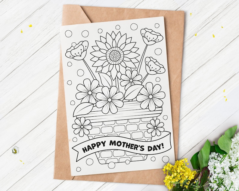 Mother's Day Card Printable Mother's Day Card