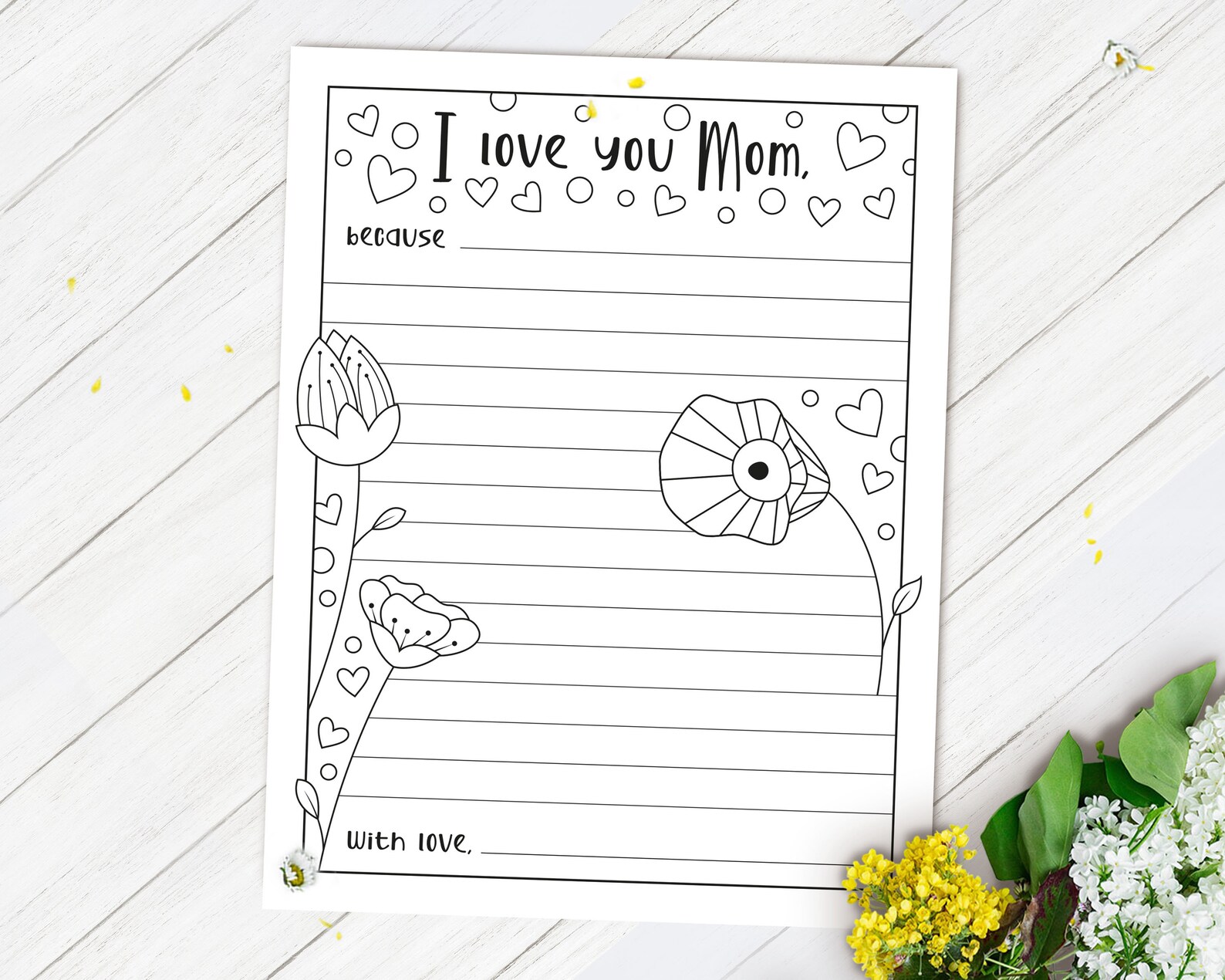 Mother's Day Letter Template