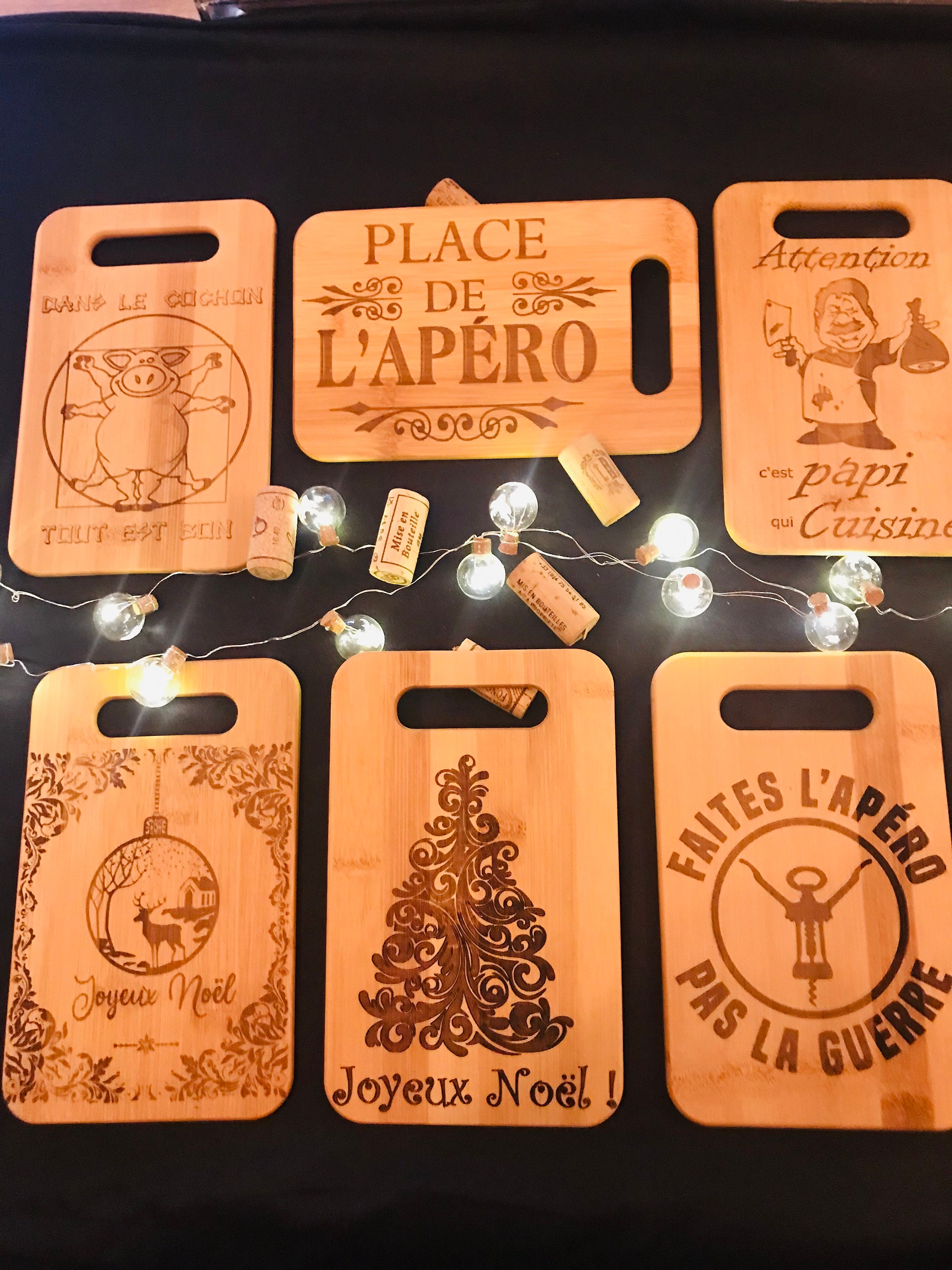 Planche à Découper Bambou Personnaliser