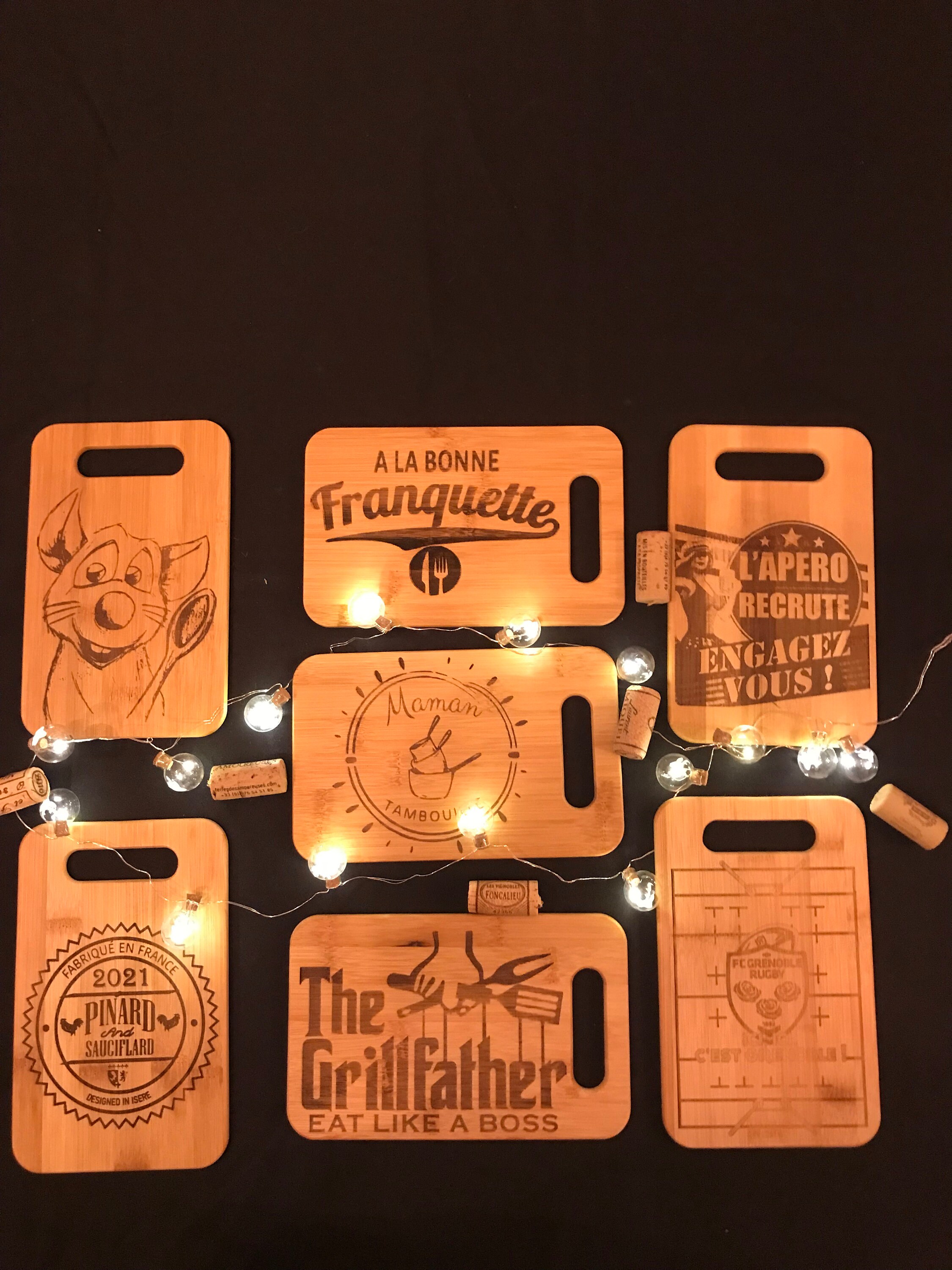 Planche à Découper Bambou Personnaliser