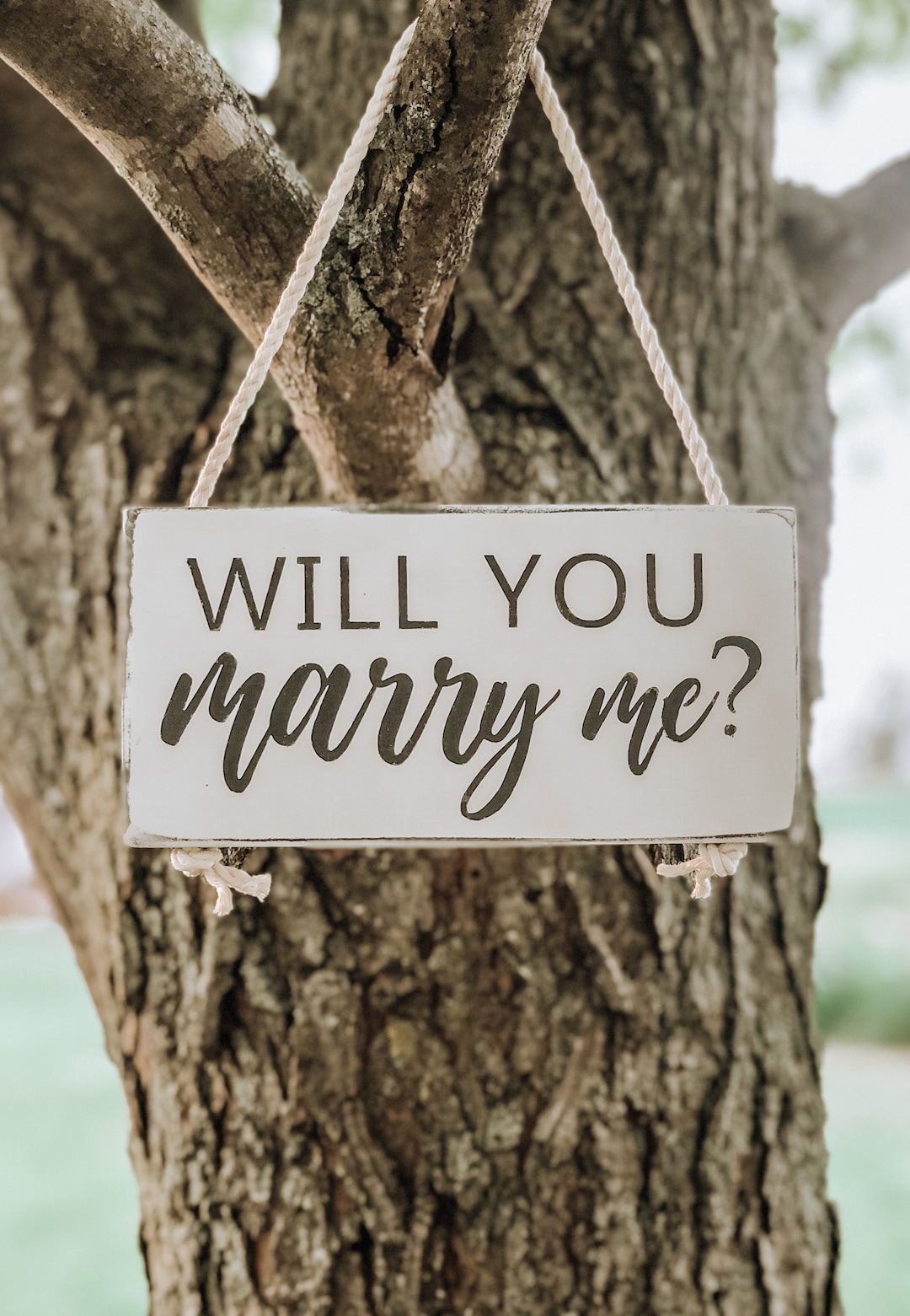 Will You Marry Me Sign, Wedding Sign, Signs for Wedding, Bridal Sign, Wood Hanging Sign
