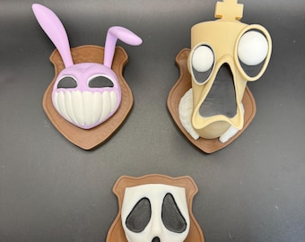 The Amazing Digital Circus | Horror Busts | sculpey_chan | Kinger | Jax | Gangle