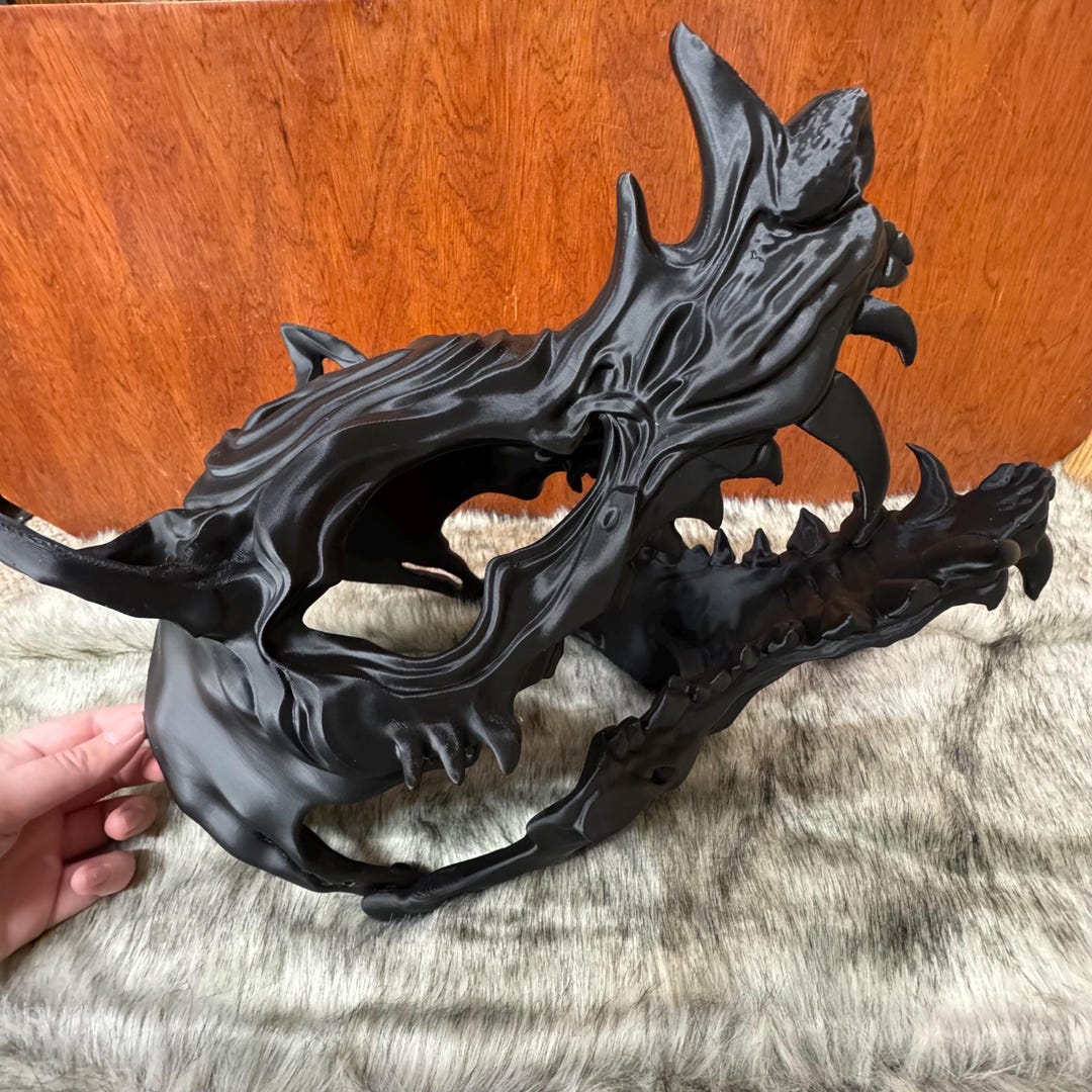 Oni Dog Mask | Customizable | Paintable | Cosplay Accessory | Fursona ...